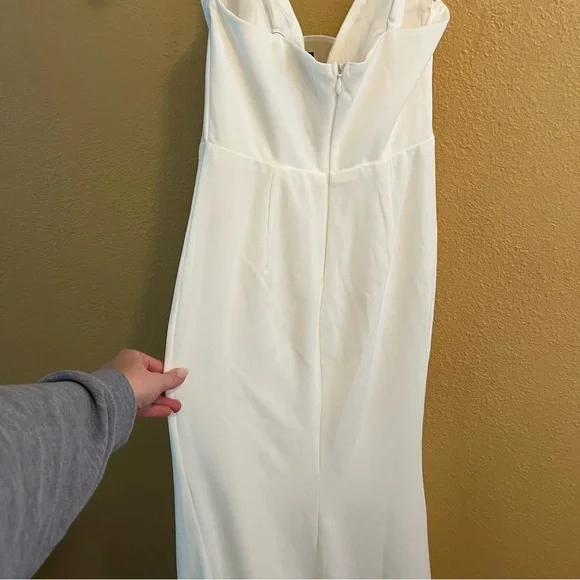 White Mermaid Dress Fashion Nova - Picture 9 of 16